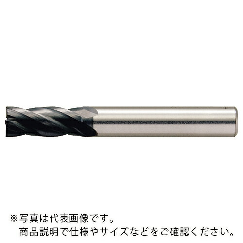 ユニオンツール 4枚刃UTCOATスクエアエンドミル 外径10×刃長30×全長90×シャンク径10 ( C-CES4100-3000 (246-8066) )