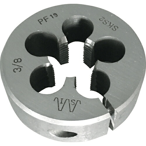 IS ( イシハシ精工 ) 管用ねじ切り丸ダイス PFねじ 50径 3/8PF ( IS-RD-50-PF038 )