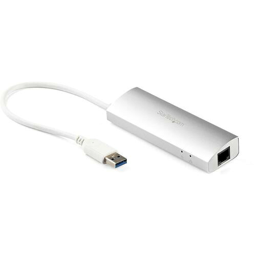 StarTech USBこしき/USB 3.0/USB-A - 3x USB-A/ローカルエリアネットワーク/二階建てバス力強さ/しろがね色 ( ST3300G3UA ) その他-DIY・工具-花・ガーデン・DIY