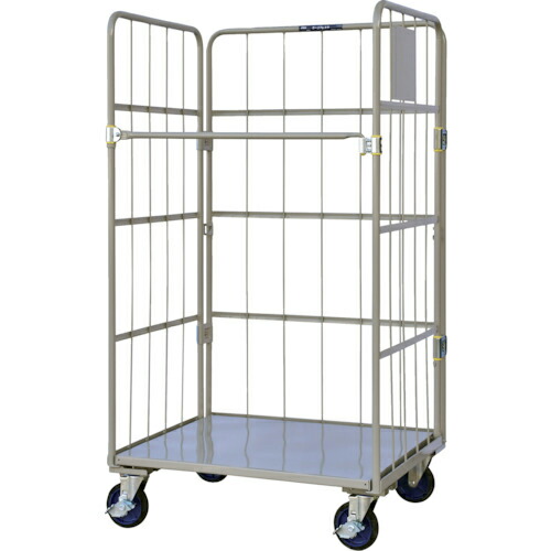 ワコーパレット 床板スチール製カゴ車 950x800x1700 ( WK6-95 )