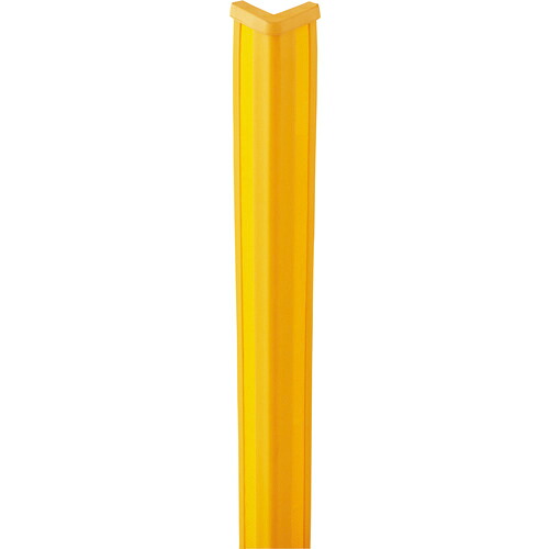 緑十字 ( 日本緑十字 ) コーナー用ガードパッド 黄 反射タイプ GPL-3M 50×50×1000mm 塩ビ ( 246053 )