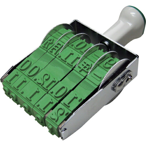 SANBY ( サンビー ) テクノタッチ回転印 欧文初号日付 明朝体 ( TK-D00 )