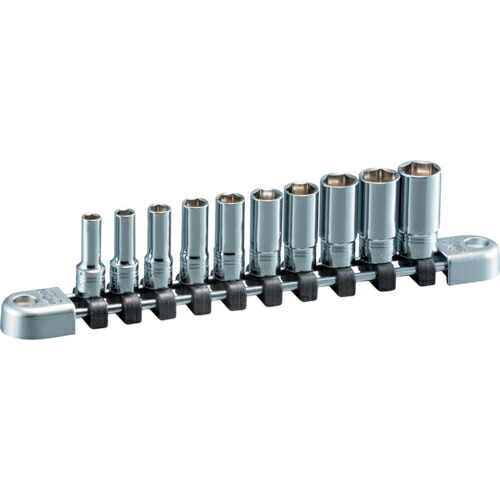 nepros ( 京都機械工具 ) 6.3sq.セミディープソケットセット(6角・10コ組) ( NTB2M10A ) 【製造業者取寄】