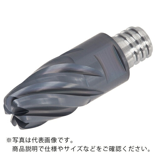 タンガロイ 5軸産業機向け三座標軸倣い産業用 ブルノーズヘッド 6枚刃 AH715 ( VBN100L13.0R450-6S06 AH715 ) 【2個仕かける】
