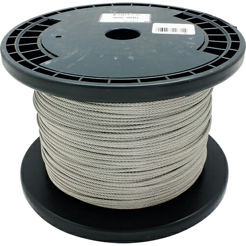WAKI ( 和気工業 ) ステンワイヤーロープ 7X7STN 2.0X200M ( 13579300 ) 【製造業者取寄】