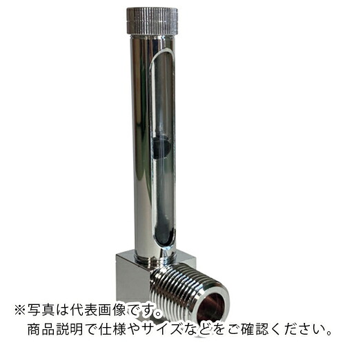 協和 金属製L型オイルゲージ ( KLM-100L4-R1/2 ) 【メーカー取寄】