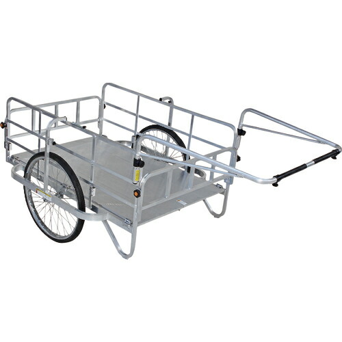 HARAX ( ハラックス ) アルミ製折り畳み式大型リヤカー コンパック(ノーパンク24インチタイヤ) ( HC-1208N-24 ) 【メーカー取寄】 166,224円