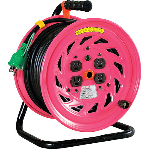NICHIDO ( 日動工業 ) 電工ドラム 100V 屋内型 アース付 抜け止め式 30m ( NF-E34N )