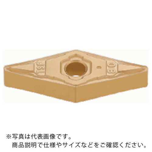タンガロイ 旋削加工用 M級ネガインサート T6215 ( VNMG160408-TSF T6215 ) 【10個仕かける】 花・ガーデン・DIY-DIY・工具