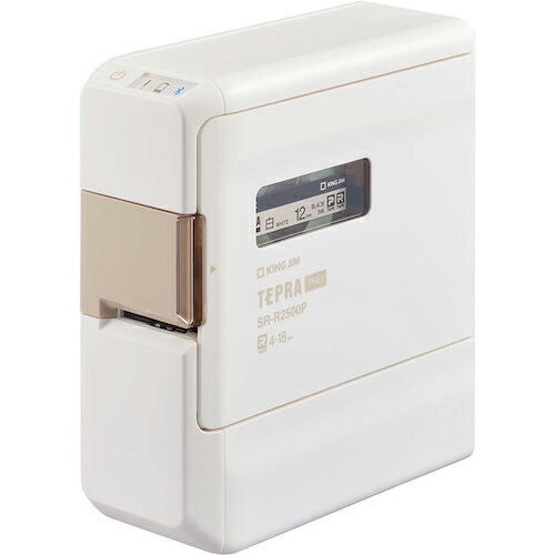 KING ( キングジム ) JIM ラベルプリンター「テプラ」PRO SR-R2500P シロ ( SR-R2500P-W )