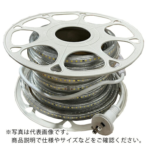 富士倉 LEDロープライト 片面発光 10M 白色 ( FRL-W10M )