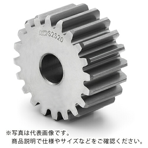 KG ( 協育ギヤー産業 ) S45C平ギヤー S2S 80A-2018F つら構えA1 モデュール2 歯数80 歯幅20粍 穴径Φ18粍 ( S2S 80A-M-2018F )