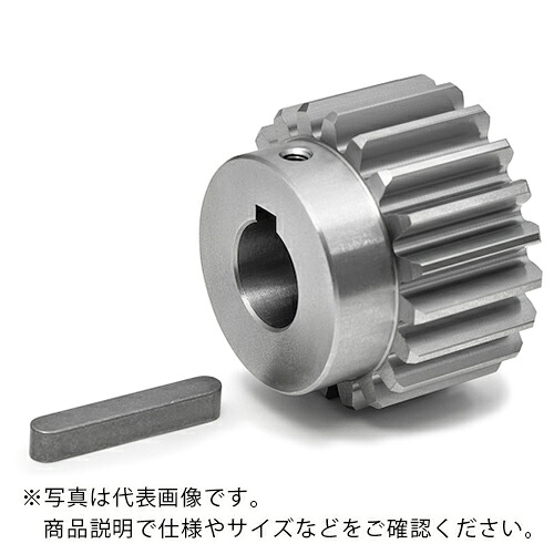 KG ( 協育ギヤー製作 ) S45C平ギヤー つら構えB3 モデュール2 歯数100 歯幅12粍 穴径Φ20粍 ( S2S 100B#1220 )