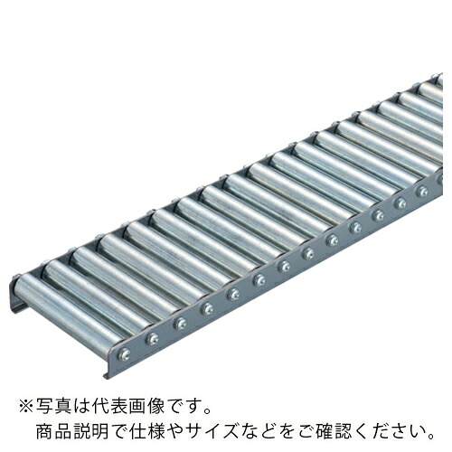 タイヨー ( 太陽工業 ) 小径切削ホイールコンベヤ 20φX巾100mmXP25X機長1000mm ( TWM20100KLP251000L )