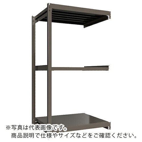 ICHIMAI ( HIKARI製作所 ) 重量ボルトレスラック 段荷重1000Kg H2100×W1200×D900 天地3段 連結グレー ( TH1000-749R3 ) 【メーカー取寄】