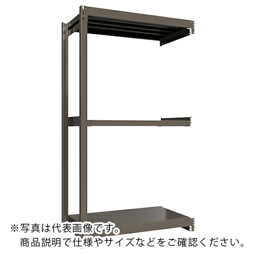 ICHIMAI ( HIKARI製作所 ) 重量ボルトレスラック 段荷重1000Kg H2100×W1200×D600 天地3段 連結グレー ( TH1000-746R3 ) 【メーカー取寄】