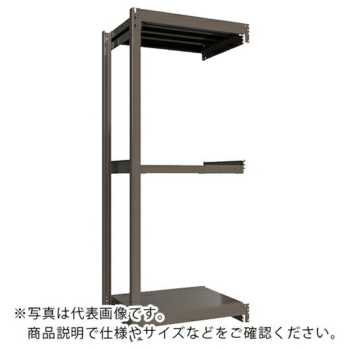 ICHIMAI ( HIKARI製造所 ) 掛け目ボルトレスラック 段掛け目1000Kg H2100×W900×D600 全ての存在3段 繋ぎ合わせる薄墨色 ( TH1000-736R3 ) 【製造会社取寄】