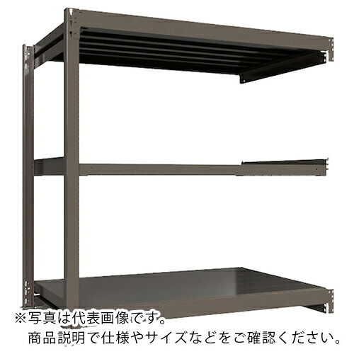 ICHIMAI ( HIKARI製作所 ) 重量ボルトレスラック 段荷重1000Kg H1500×W1500×D900 天地3段 連結グレー ( TH1000-559R3 ) 【メーカー取寄】