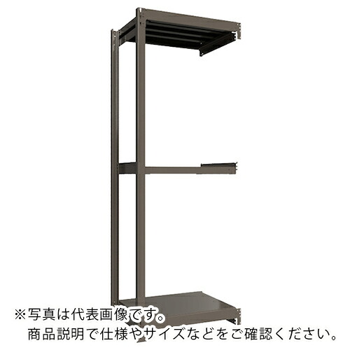 ICHIMAI ( HIKARI製作所 ) 重量ボルトレスラック 段荷重1000Kg H2400×W900×D600 天地3段 連結グレー ( TH1000-836R3 ) 【メーカー取寄】