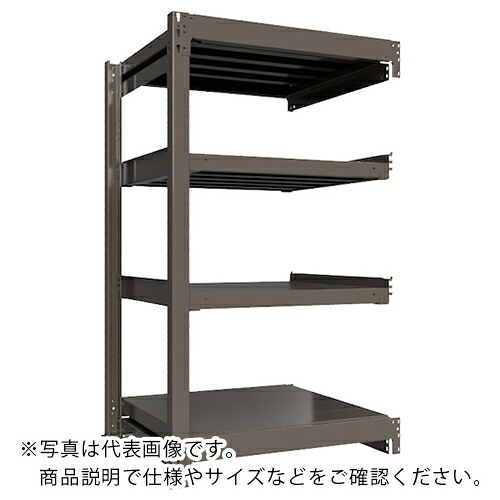 ICHIMAI ( HIKARI製造所 ) 掛け目ボルトレスラック 段掛け目1000Kg H1500×W900×D750 全ての存在4段 繋ぎ合わせる薄墨色 ( TH1000-537R4 ) 【製造業者取寄】