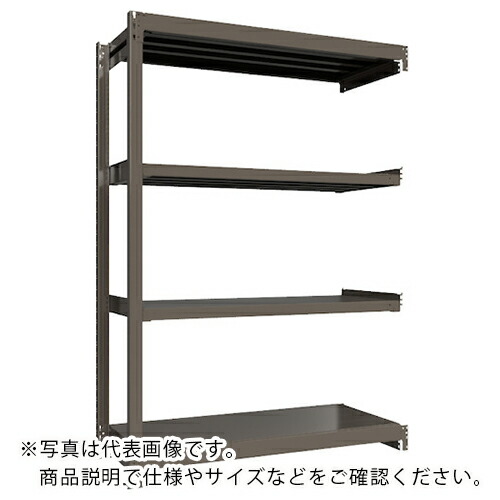 ICHIMAI ( HIKARI製作所 ) 重量ボルトレスラック 段荷重1000Kg H2100×W1500×D600 天地4段 連結グレー ( TH1000-756R4 ) 【メーカー取寄】 166,217円