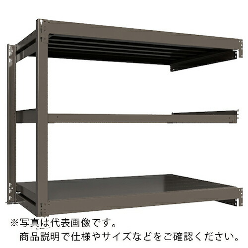 ICHIMAI ( HIKARI製作所 ) 重量ボルトレスラック 段荷重1000Kg H1200×W1500×D900 天地3段 連結グレー ( TH1000-459R3 ) 【メーカー取寄】