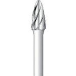 ナカニシ 超硬アルミカッター テーパー型 アルミカット φ9.5×19×軸φ6 ( 26822 )