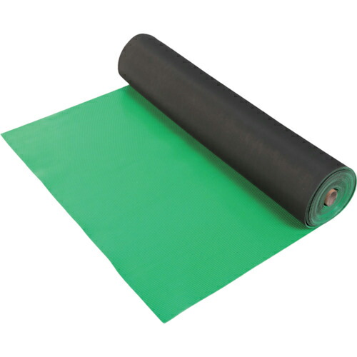 グリーンクロス B山ゴムマット(横筋)3.0mm×1m×10m ( 6300021118 ) (株)グリーンクロス 【メーカー取寄】
