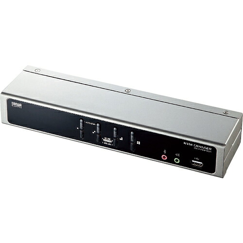 SANWA ( サンワサプライ ) デュアル繋がりDVI相応うマイコン自動小銃うつり変わり器(4:1) ( SW-KVM4HDCN ) 花・ガーデン・DIY-DIY・工具-その他