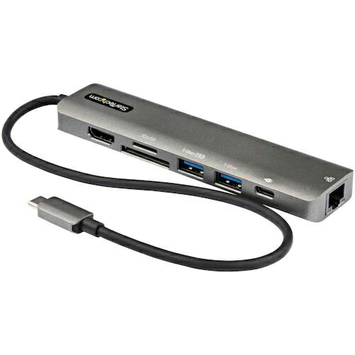 StarTech ドッキングステーション/USB-C/4K HDMI/100W/USBハブ/イーサネット/カードリーダー/マルチハブ ( DKT30CHSDPD1 )