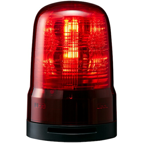 PATLITE ( パトライト ) モータレス回転灯 Φ80 M1 端子台 ブザー R ( SF08-M1KTB-R ) 【メーカー取寄】 花・ガーデン・DIY-DIY・工具
