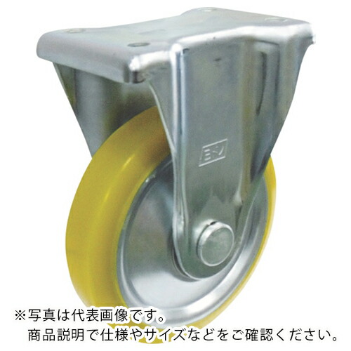 ヨドノ 中掛け目用帯電押しとどめるウレタンステンレスキャスター(ベアリング入)くっ付ける金具付 ( EUW-KA150 ) 【製造業者取寄】