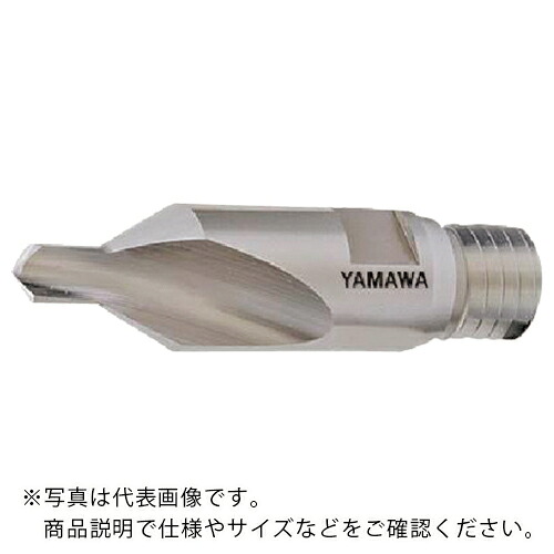 ヤマワ ( 弥満和製造所 ) 合わせ目物の具 弱捩じれ溝A形60°超硬真っただ中穴せん孔機 JO-C-CDS 4X60 ( JO-C-CDS-A-4X60 ) その他-DIY・工具