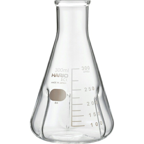 HARIO ( ハリオサイエンス ) バッフル付き添い人三角瓶300ml ( BSF-300-SCI )
