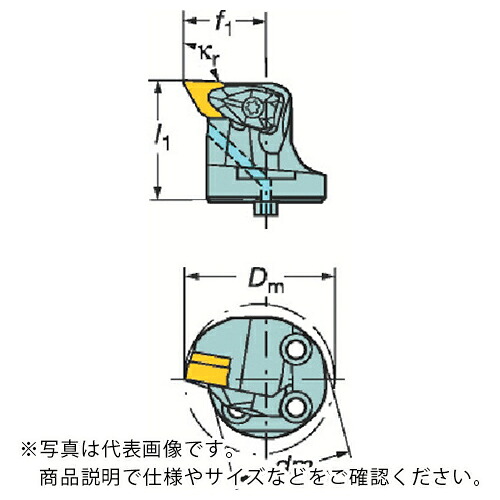 サンドビック コロターンSL コロターンRC用カッティングヘッド(410) ( 570-DDUNL-32-11 (410) )