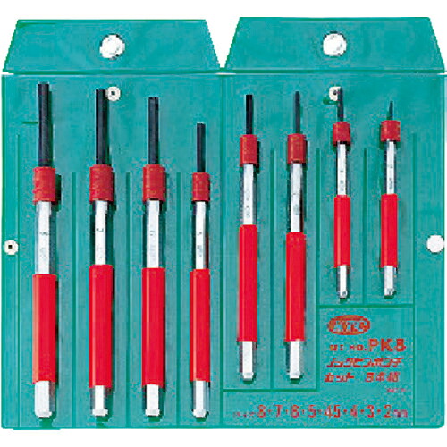 KTC ( 京都機械工具 ) ノックピンポンチセット[8本組] ( PK8 )｜トキワONLINE