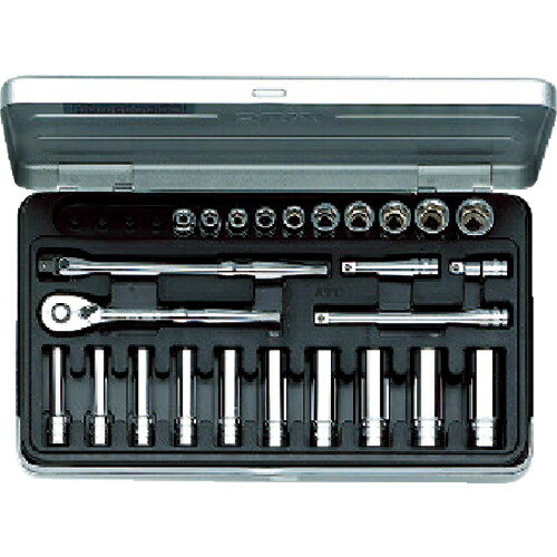 KTC ( 京都機械工具 ) 6.3sq.ソケット鍵仕掛ける(25点) 差込角6.35粍 6角 ( 肺結核2X20 )