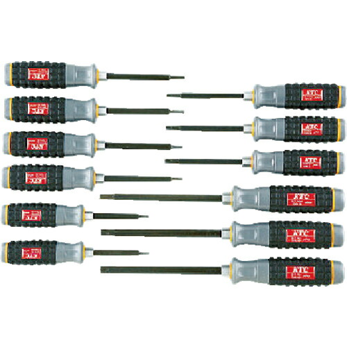 KTC ( 京都機械工具 ) 脂柄T型トルクスドライバセット[12本組] ( TD1T12 )
