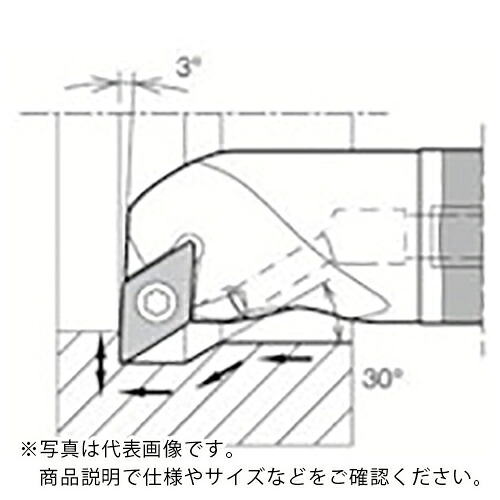 京セラ 倣い加工用超硬防振バー E-SDUC-A ( E16X-SDUCL11-23A )