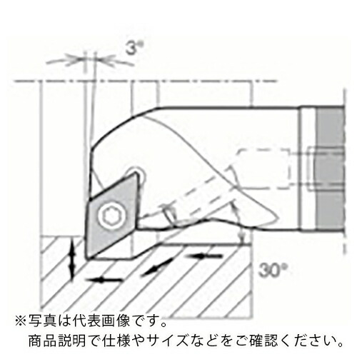 京セラ 倣い加工用超硬防振バー E-SDUC-A ( E16X-SDUCR11-23A-2/3 )