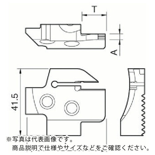 京セラ 端面溝入れブレード KGDF ( KGDFR-180-6C-C )