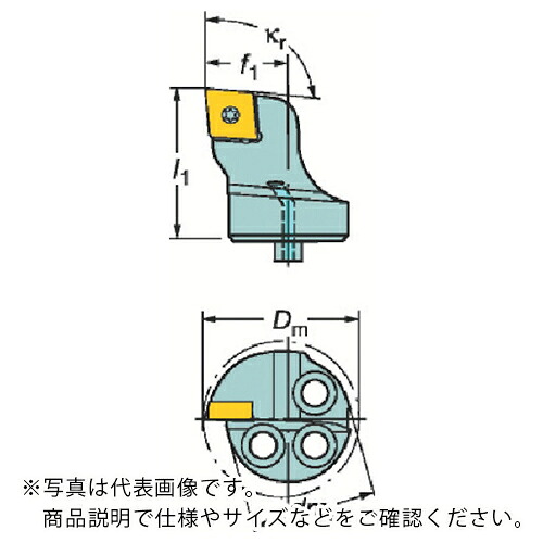 SANDVIK ( サンドビック ) コロターンSL コロターン107用カッティングヘッド(410) ( 570-SCLCL-40-12 (410) )