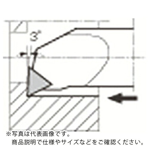 京セラ 内径加工用ボーリングバー S-CTUP ( S40X-CTUPR16-50 )