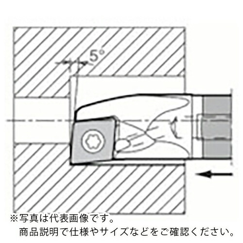 京セラ 内径・奥端面加工用超硬防振バー E-SCLP-A(N) ( E12Q-SCLPR09-16A )