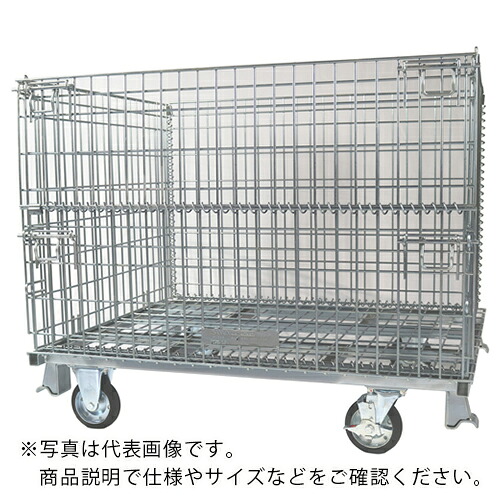 サンキン メッシュ調色板 150粍キャスター付 1200×1000×1000 ( SCS-4S (AOS-4K) (150MMｷｬｽﾀｰﾂｷ) )