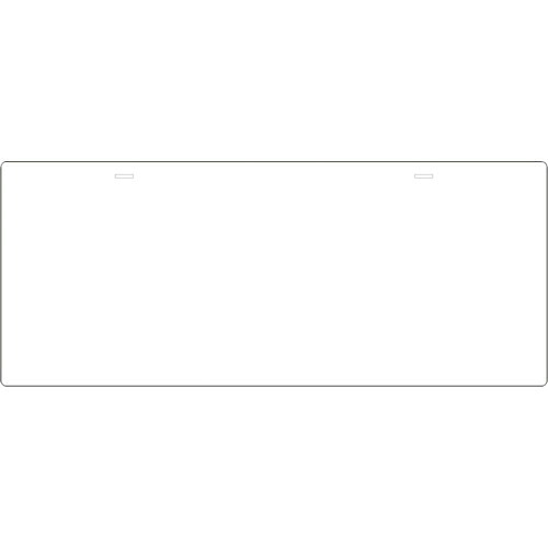 社会的単位 白鉄板 450×1095×0.8 一本調子 ( 893-26 ) 【製造業者取寄】