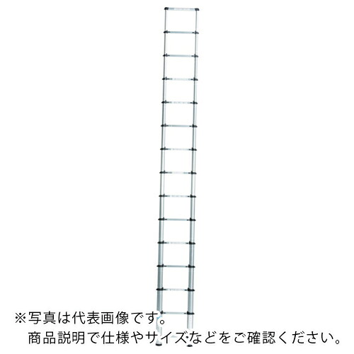 アルインコ 伸縮式梯子 0.9~3.8m 最大使用質量100kg ( MSN38 )