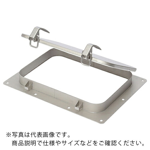 TSUBACO ( 椿本チエイン ) つばきワンタッチ窓 オール耐食シリーズ フランジ付き 350X500 ( CMD-R3-F ) 【メーカー取寄】