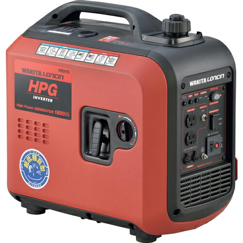 MEIHO ( ワキタ ) 発電機 防音型インバータガソリン発電機 ( HPG1800IS )
