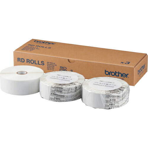 brother ( ブラザー工業 ) RDロール(TDシリーズ用) 幅40mm×長さ40mm ( RD-U08J1 )